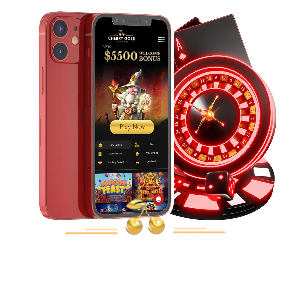 Install the official Cherry Gold Casino web app for smartphones.