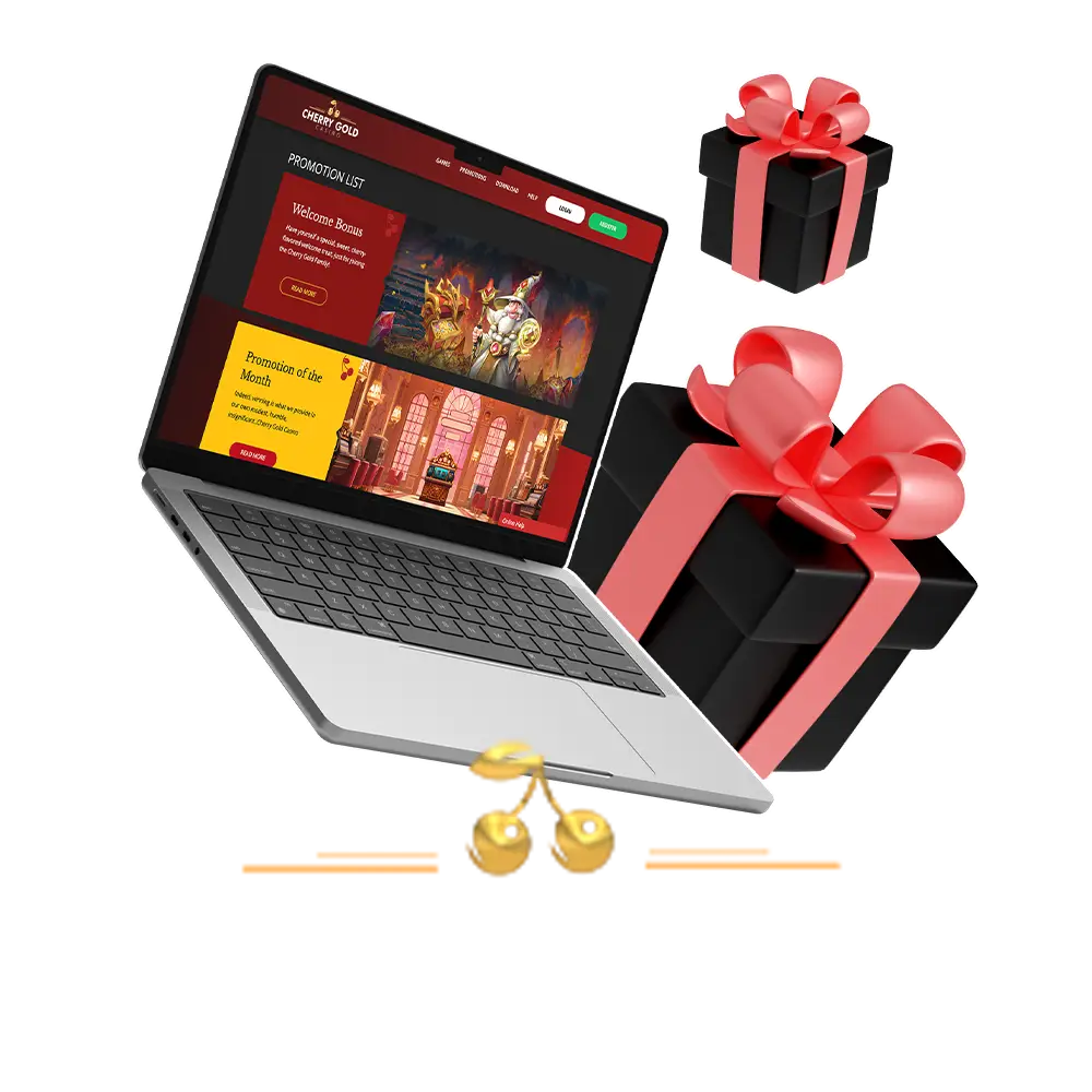 Bonuses and promotions at Cherry Gold Casino for Australia.