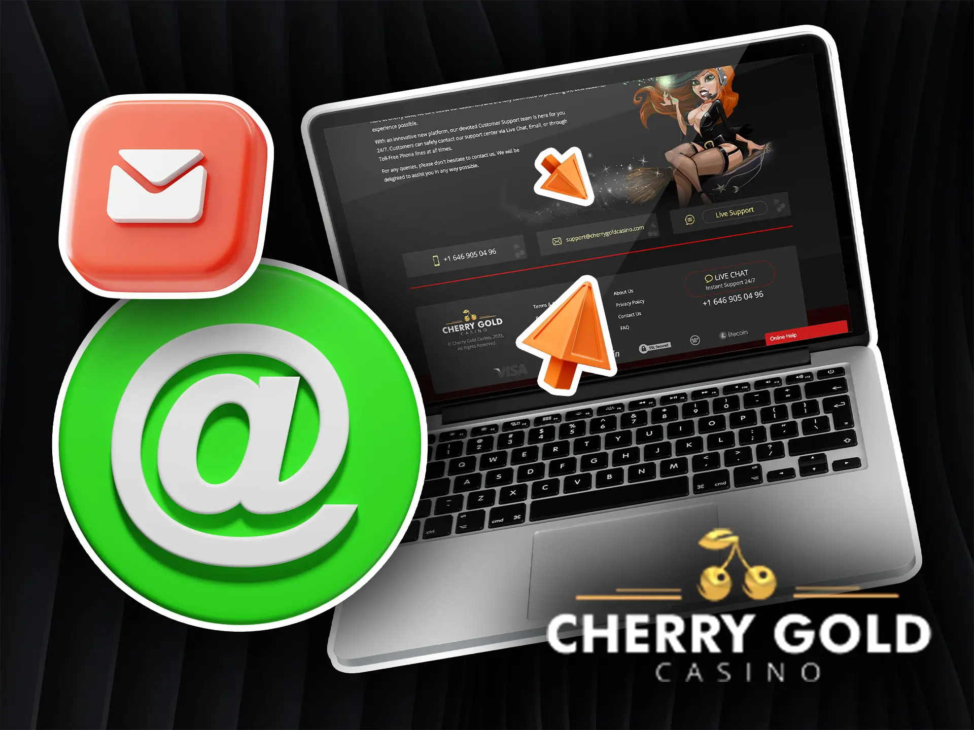 Cherry Gold Casino Australia Email.