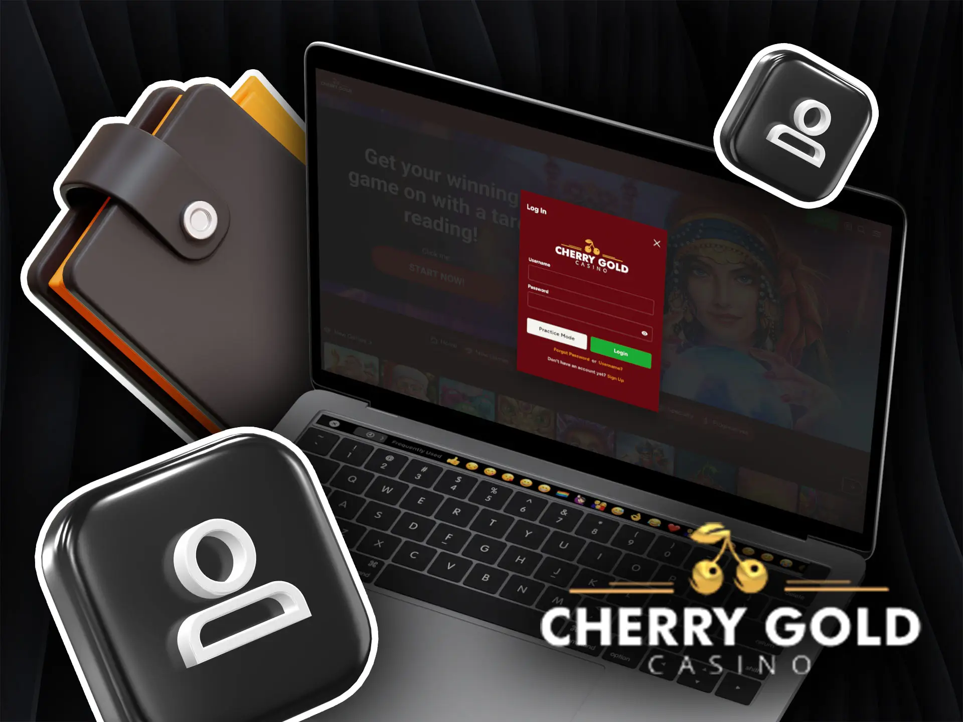 How to open a deposit at Cherry Gold Casino for Australia.